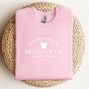 Return To USA Sweatshirt mum jeans promo
