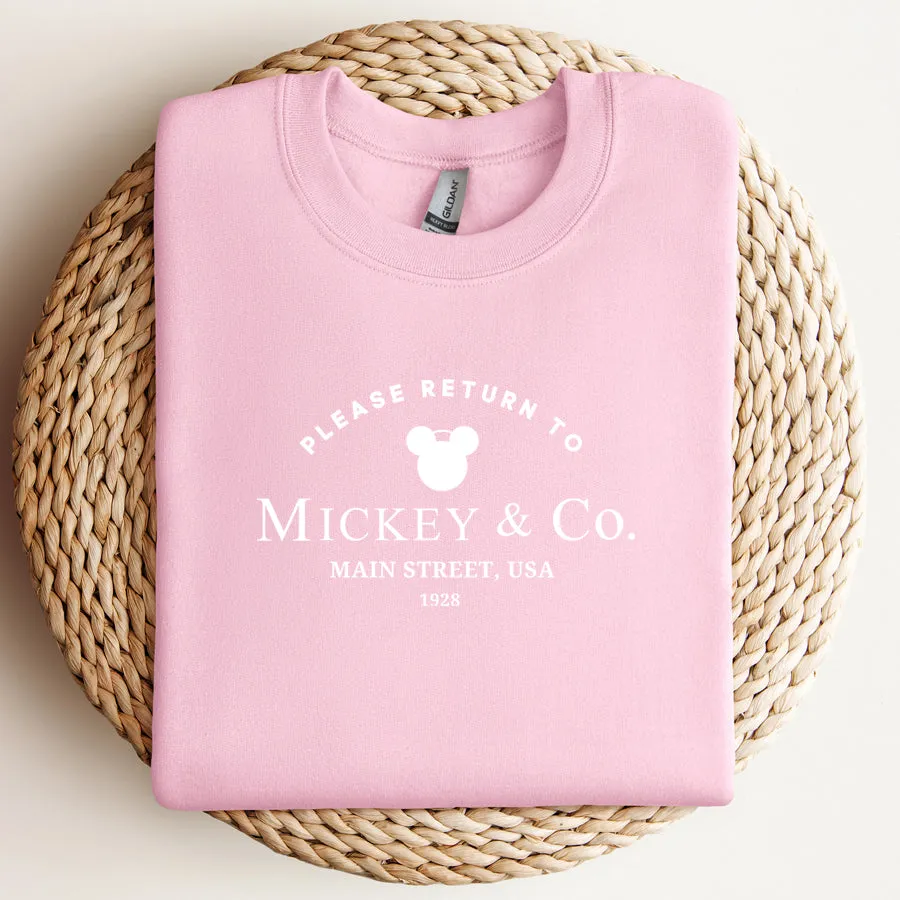 Return To USA Sweatshirt mum jeans promo
