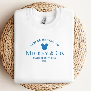 Return To USA Sweatshirt mum jeans promo