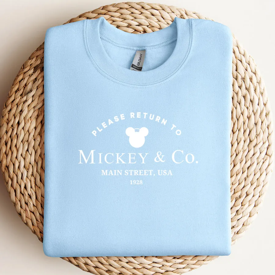 Return To USA Sweatshirt mum jeans promo