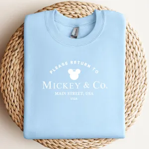 Return To USA Sweatshirt mum jeans promo
