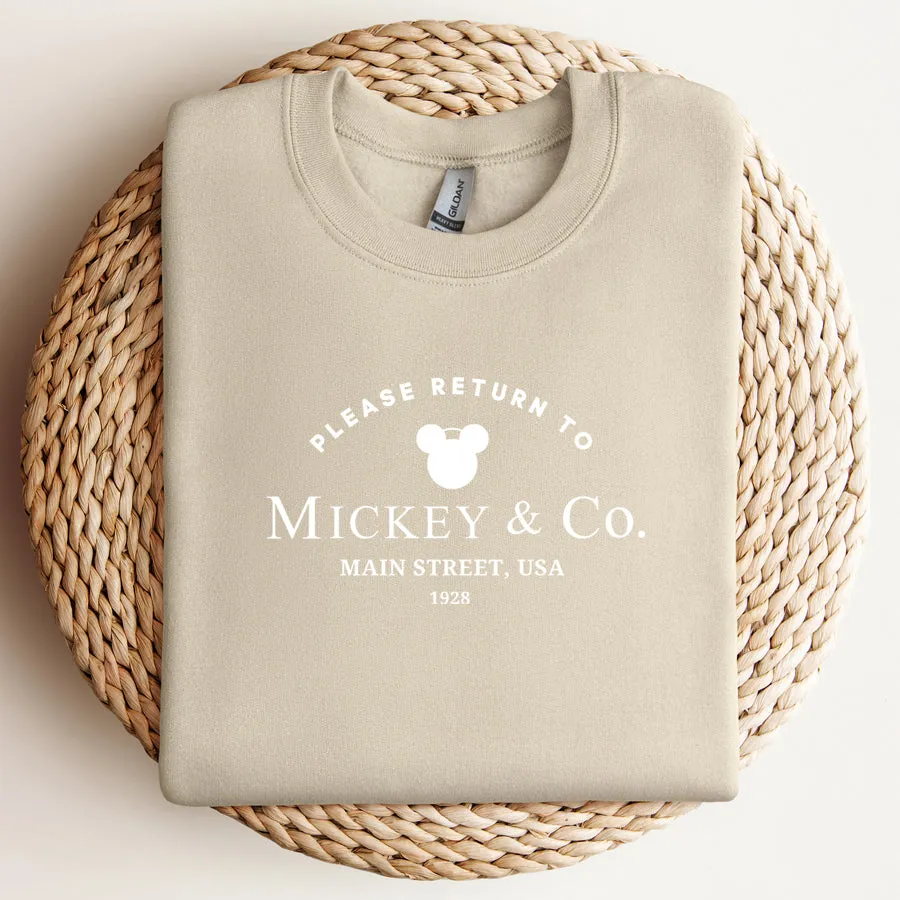 Return To USA Sweatshirt mum jeans promo