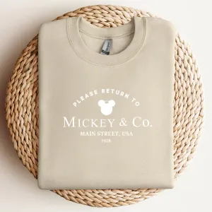 Return To USA Sweatshirt mum jeans promo