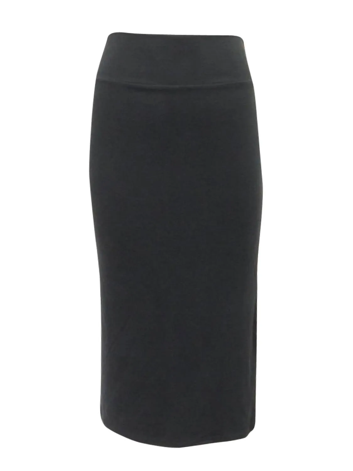 Ribbed Skirt In Grey