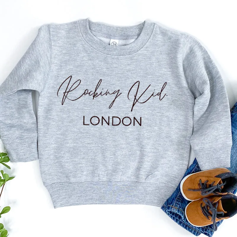 Rocking Kid LDN Core Logo Sweatshirt boys fashion clearance