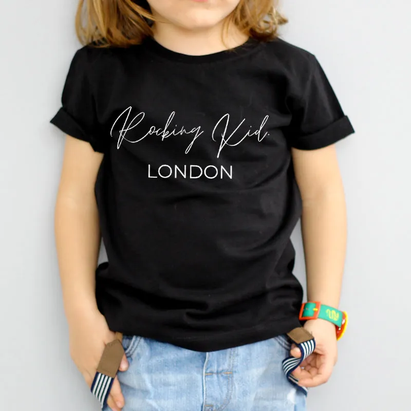 Rocking Kid LDN Core Logo T-Shirt girls pajamas promo