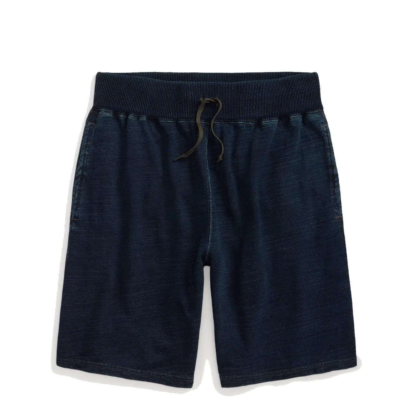RRL by Ralph Lauren Indigo French Terry Short Indigo mens shorts outlet store