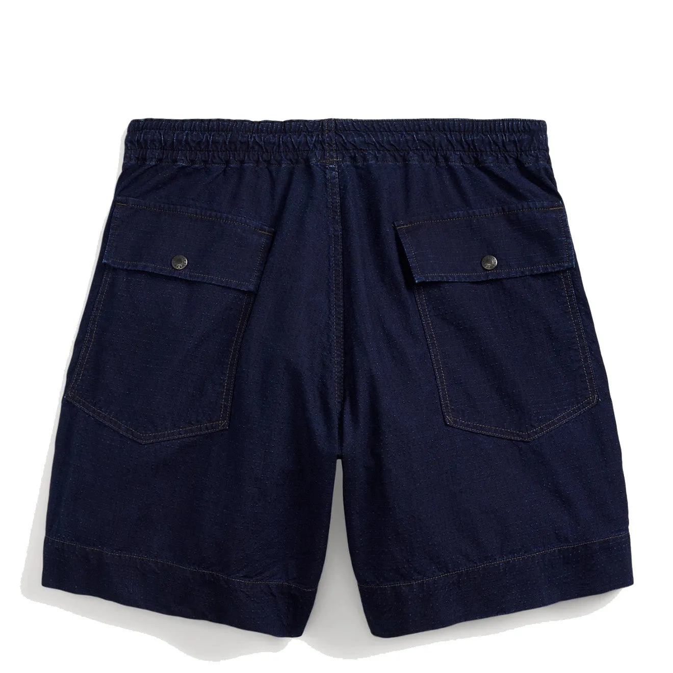 RRL by Ralph Lauren Indigo Ripstop Field Short Ainsworth Wash