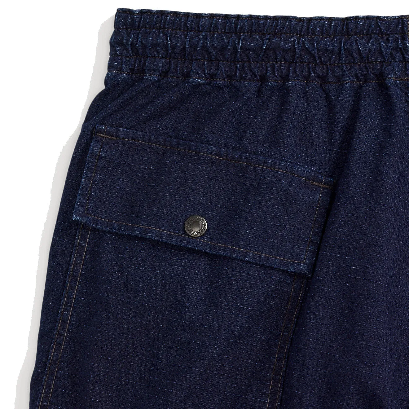 RRL by Ralph Lauren Indigo Ripstop Field Short Ainsworth Wash