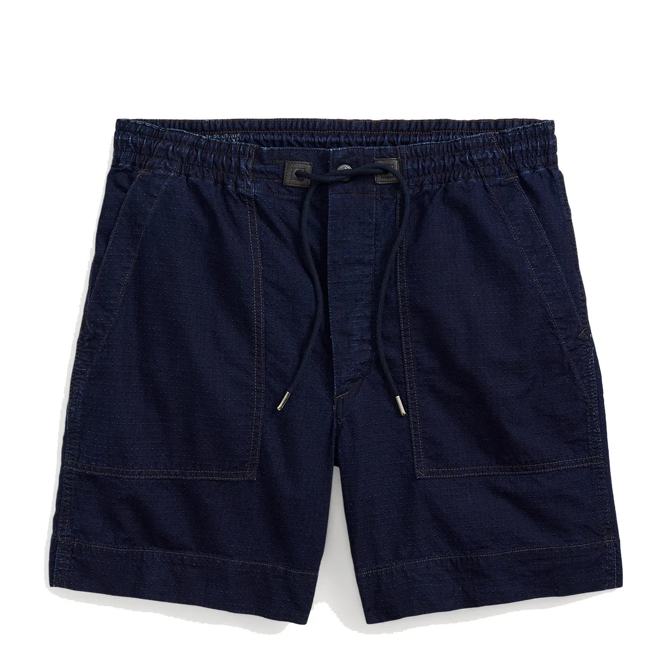 RRL by Ralph Lauren Indigo Ripstop Field Short Ainsworth Wash mens shorts outlet store