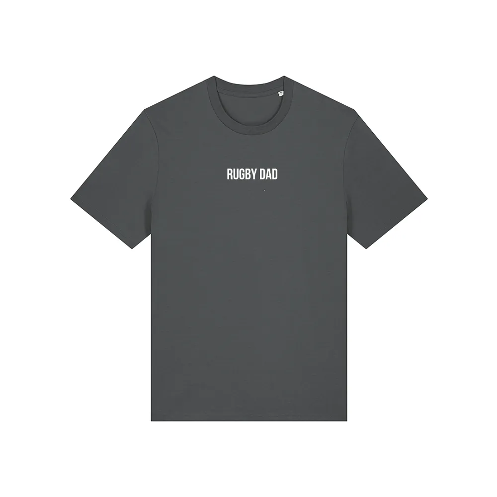Rugby Dad Ingredients Front & Back Graphic T-Shirt