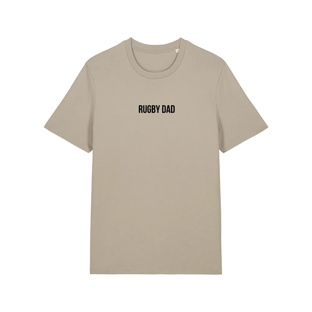 Rugby Dad Ingredients Front & Back Graphic T-Shirt
