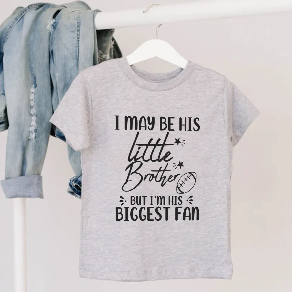 Rugby Fan - Little Brother & His Biggest Fan Boys T-Shirt