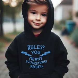 Rules- You Meant Suggestions Kids Hoodie boys fashion clearance