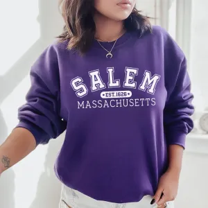 Salem MA Halloween Sweatshirt mum jeans promo