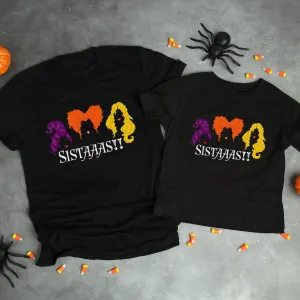Sanderson Sisters Matching Halloween T-Shirts baby bump outfits discount