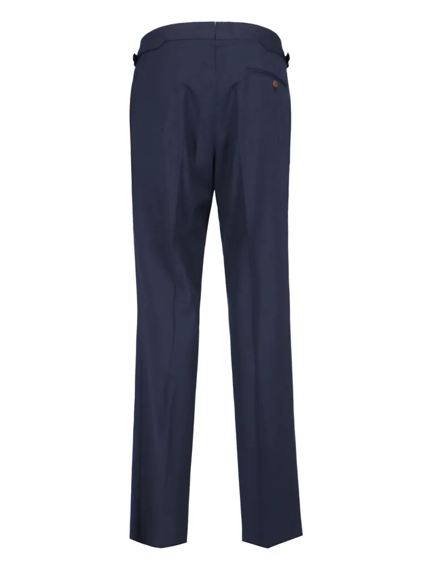 Sang' Straight Pants  Blue