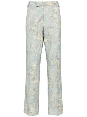 Sang Toile De Jouy-Print Trousers cheap bottoms online shop