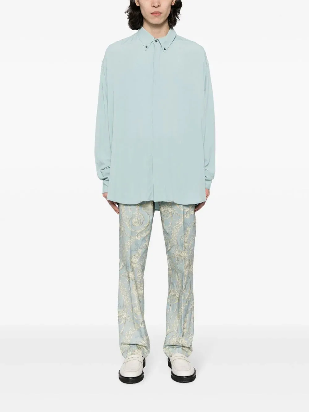Sang Toile De Jouy-Print Trousers