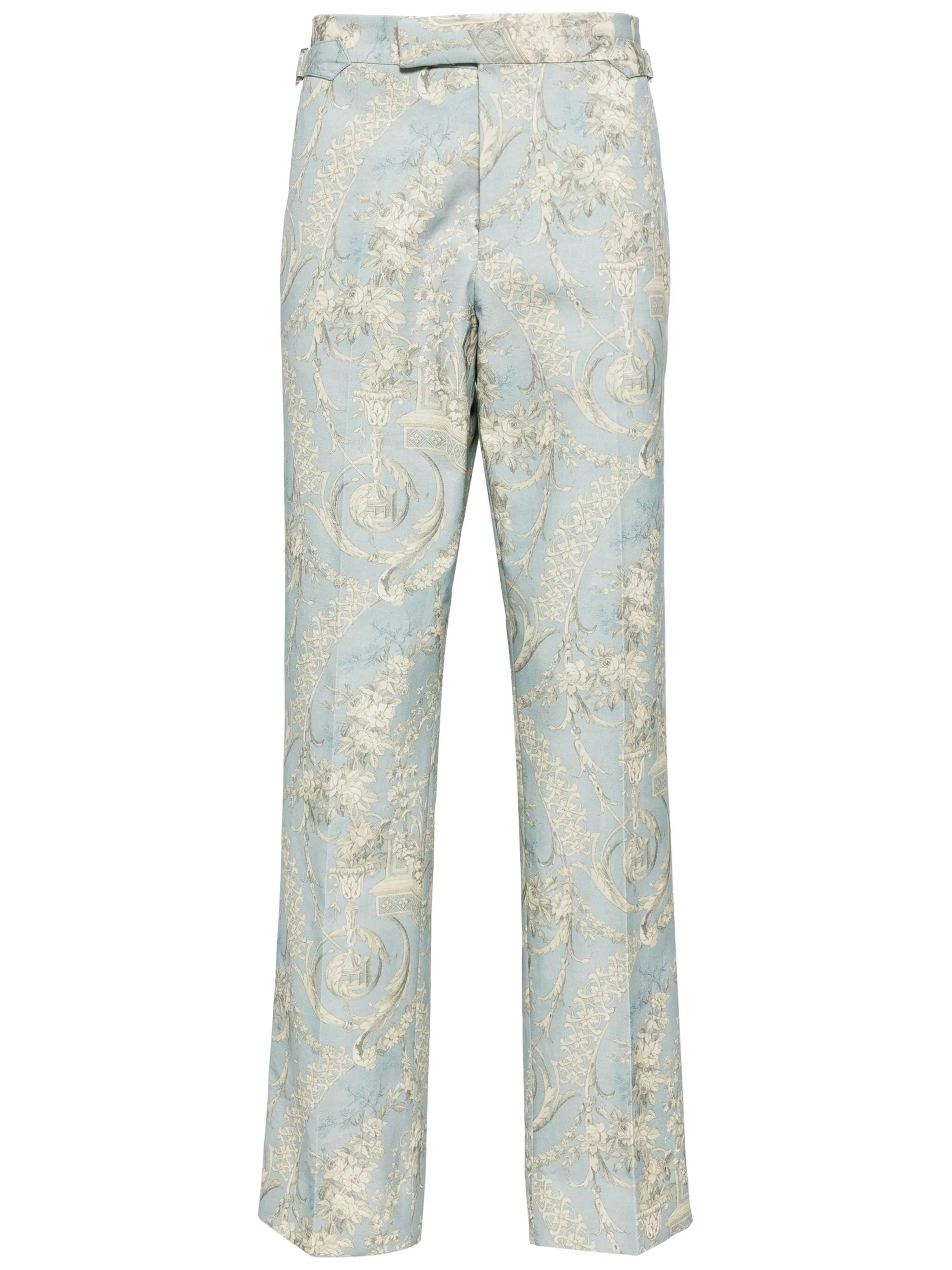 Sang Toile De Jouy-Print Trousers cheap bottoms online shop
