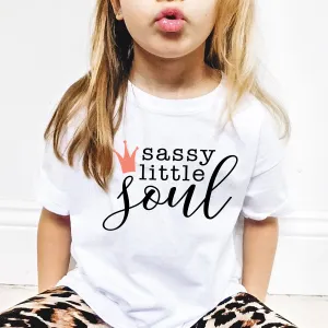 Sassy Little Soul Crown Kids T-Shirt girls jeans best deals