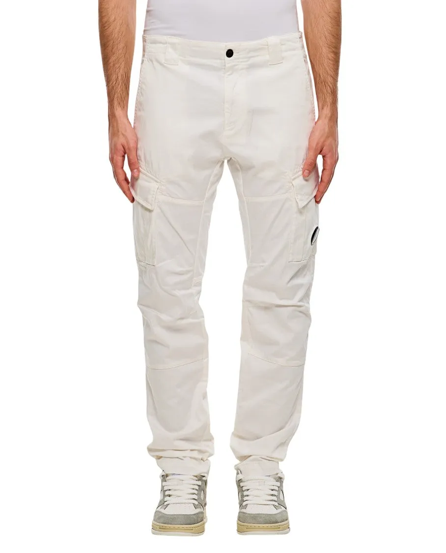Sateen Stretch Cargo Lens Pants