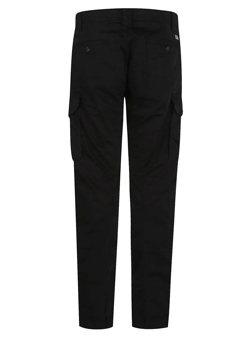 Sateen Stretch Cargo Lens Pants