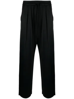 Satin Straight-Leg Trousers cheap bottoms online shop