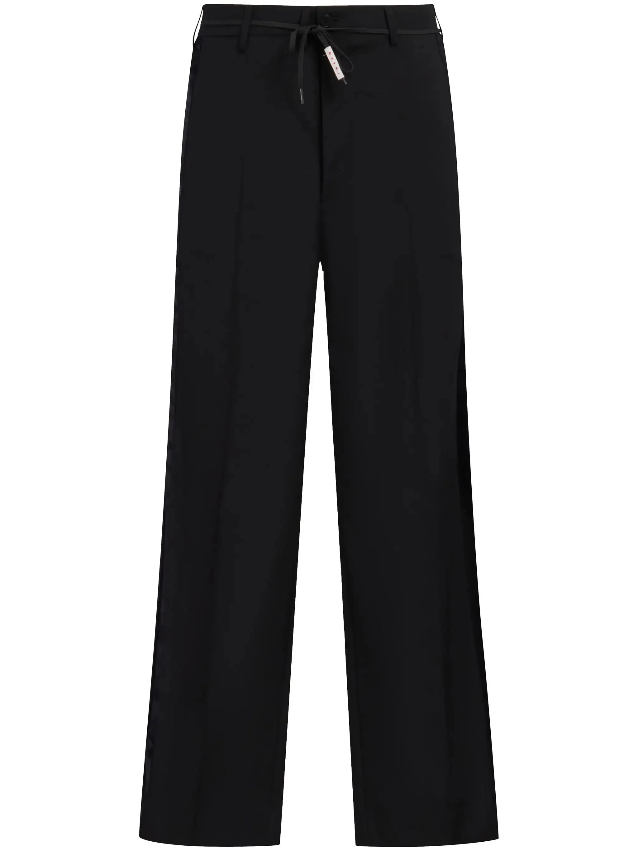 Satin-Stripe Trim Trousers cheap bottoms online shop