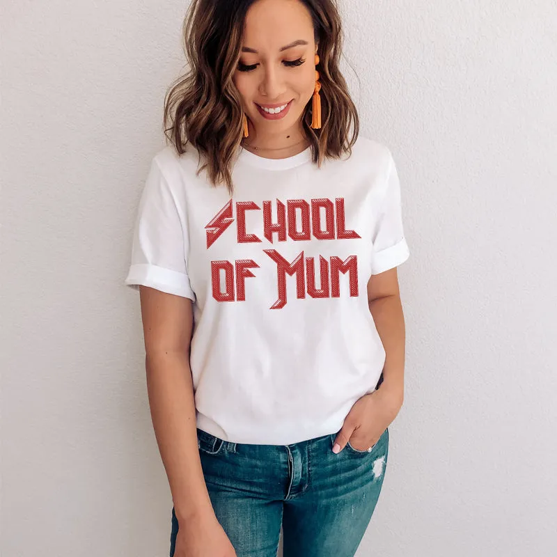 School Of Mum T-Shirt (MRK X) mum blouses clearance