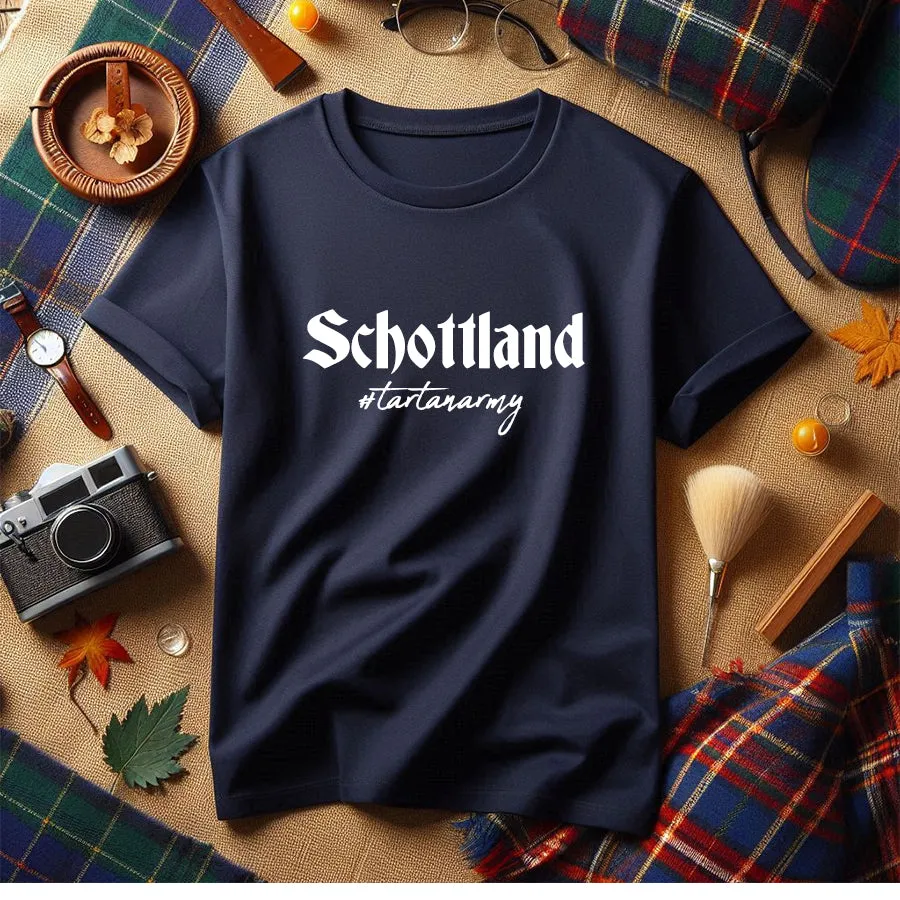 Schottland Tartan 2024 T-Shirt daddy outfits clearance