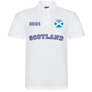 Scotland Euros Supporters Polo Shirt daddy outfits clearance