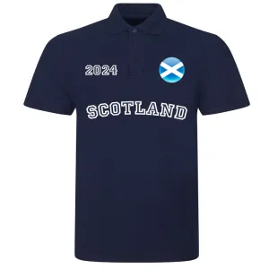 Scotland Euros Supporters Polo Shirt daddy outfits clearance