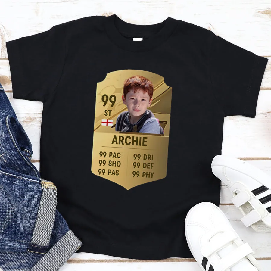Scotland FootyStarz Ultimate Player Card Personalised T-Shirt