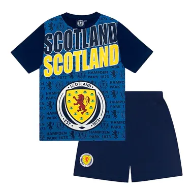 Scotland Official Kids Shorts & Tee Pyjama Set daddy outfits clearance