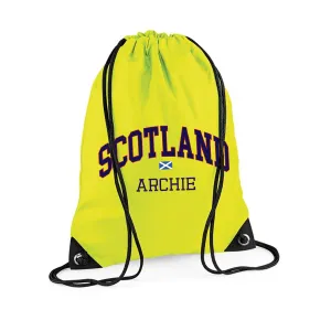 Scotland Personalised Gym Bag daddy outfits clearance