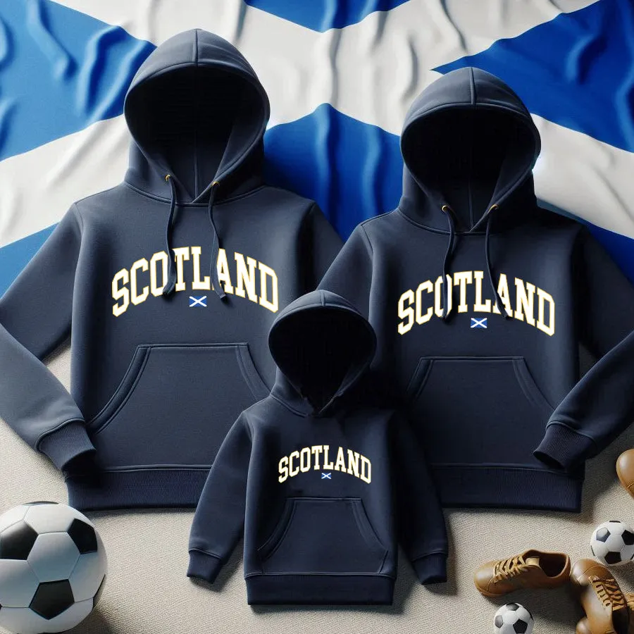 Scotland Stadium Family Hoodies- Navy daddy outfits clearance