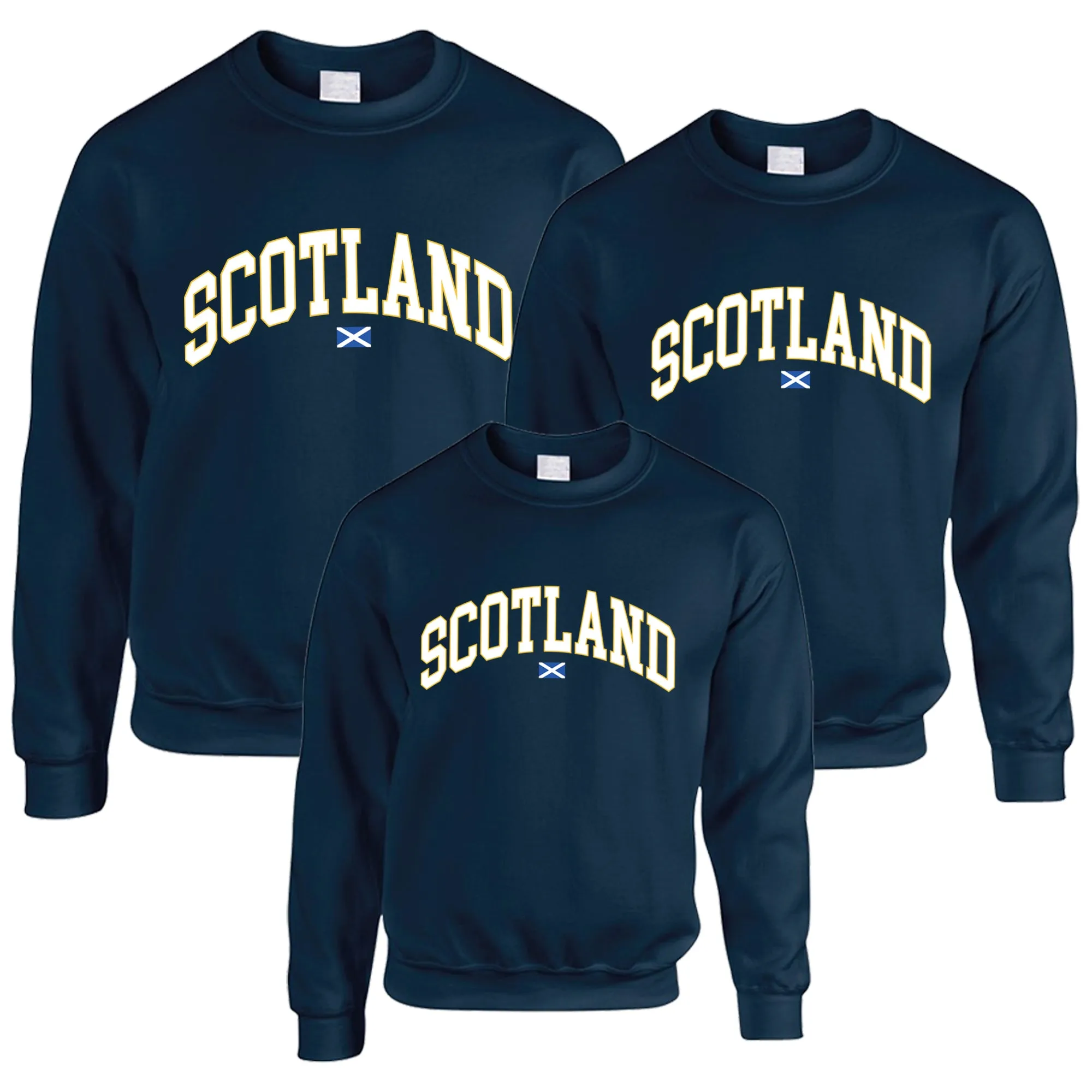 Scotland Stadium Family Sweatshirts Navy