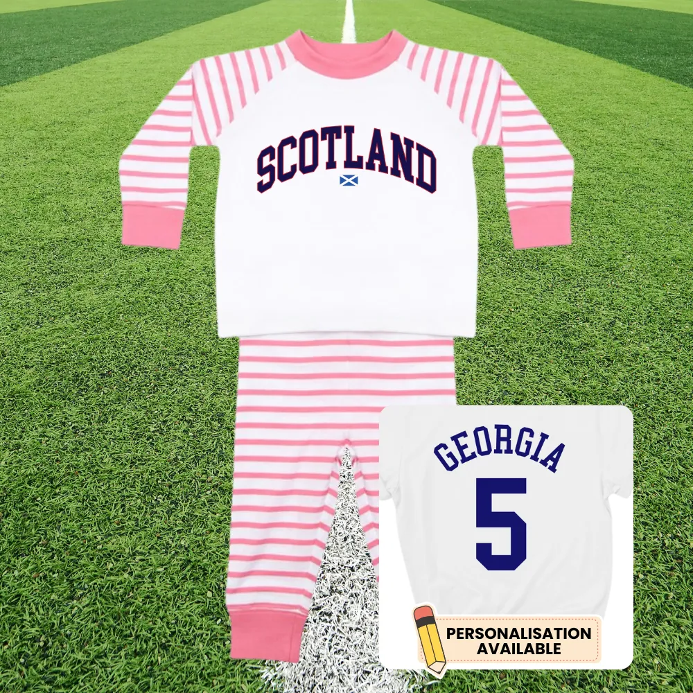Scotland Stadium Striped Kids Pyjamas girls jeans best deals