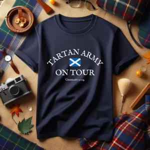Scotland Tartan On Tour 2024 T-Shirt daddy outfits clearance