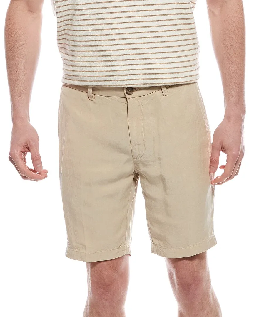 Scott Barber Linen-Blend Short