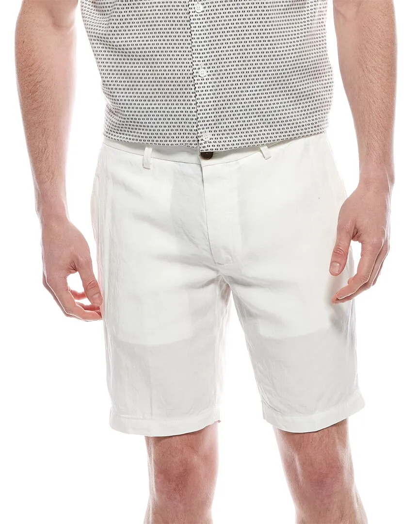 Scott Barber Linen-Blend Short