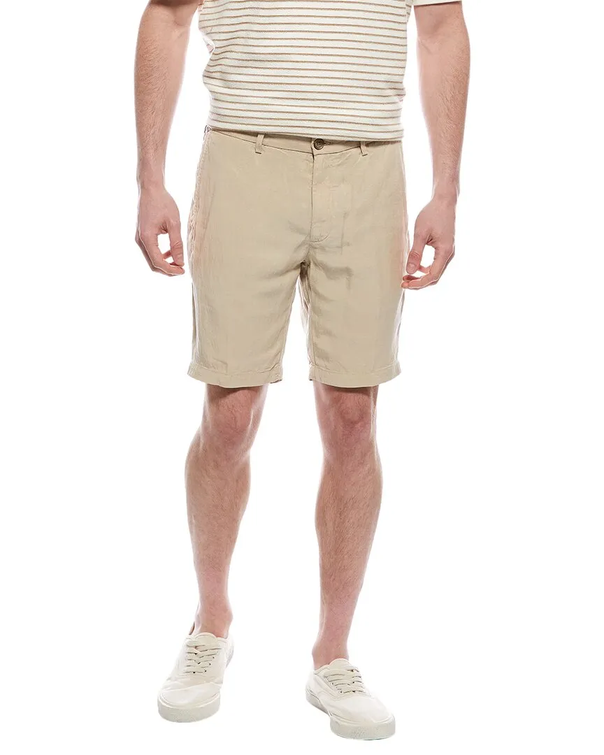 Scott Barber Linen-Blend Short