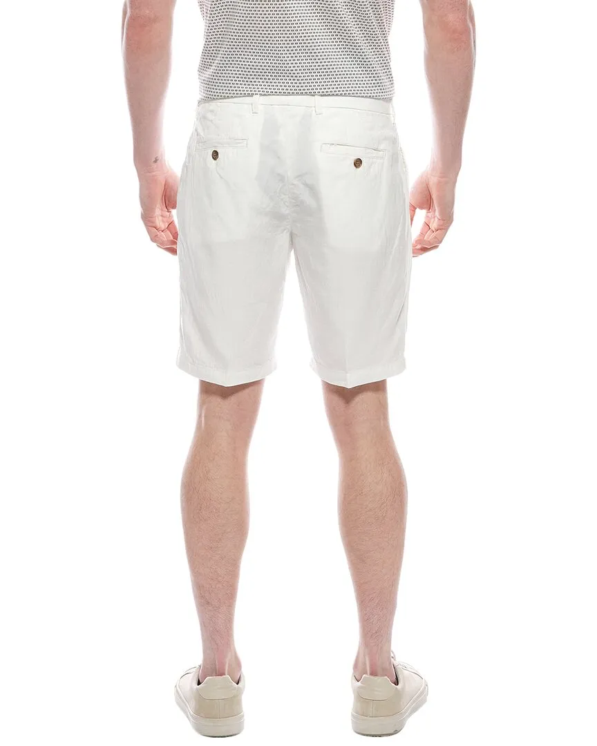 Scott Barber Linen-Blend Short