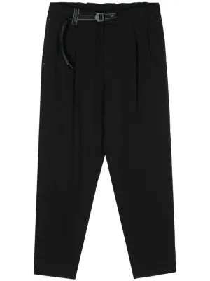 Seersucker Tapered-Leg Trousers cheap bottoms online shop