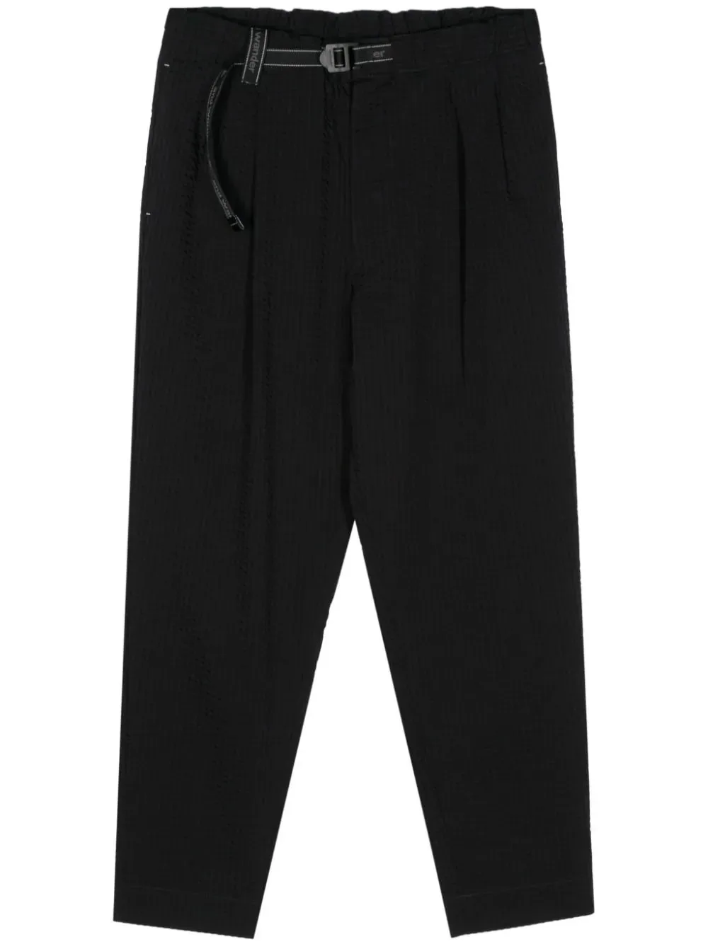 Seersucker Tapered-Leg Trousers cheap bottoms online shop