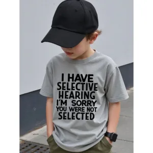 Selective Hearing T-Shirt boys apparel promo code