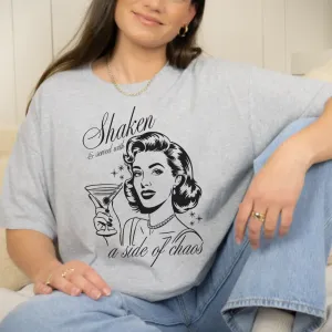 Served With Chaos Retro Women's Spirit T-Shirt pregnancy jeans best price