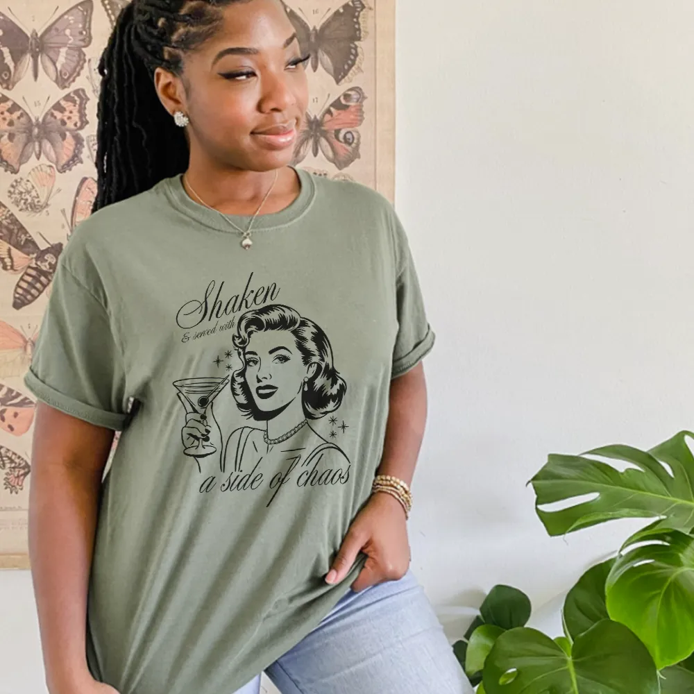 Served With Chaos Retro Women's Spirit T-Shirt