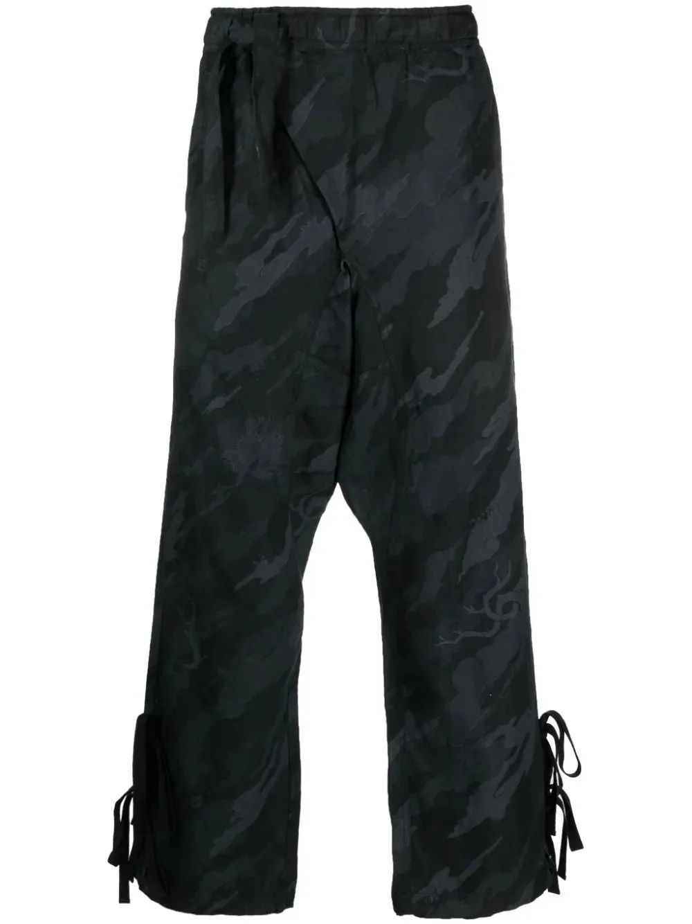 Shinobi Camouflage-Pattern Track Pants cheap bottoms online shop